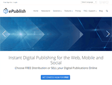 Tablet Screenshot of epublish4me.com